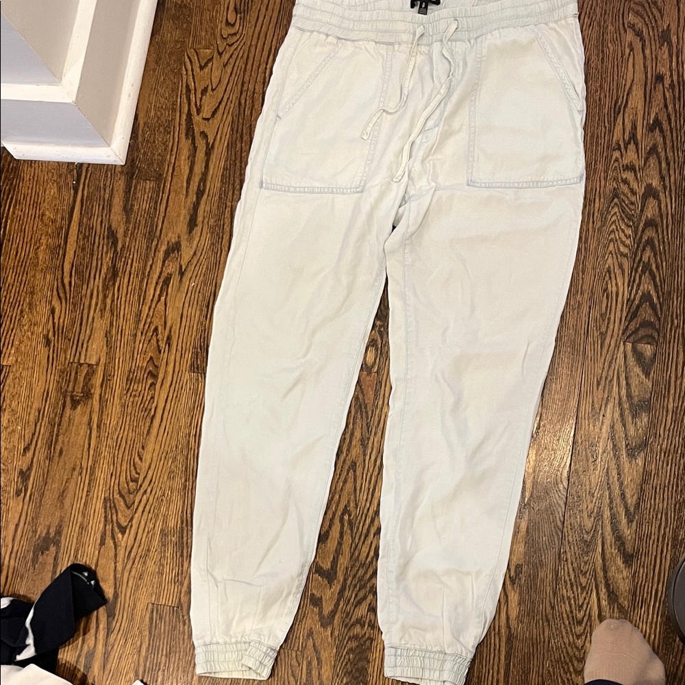Light Chambray Jogger Pants